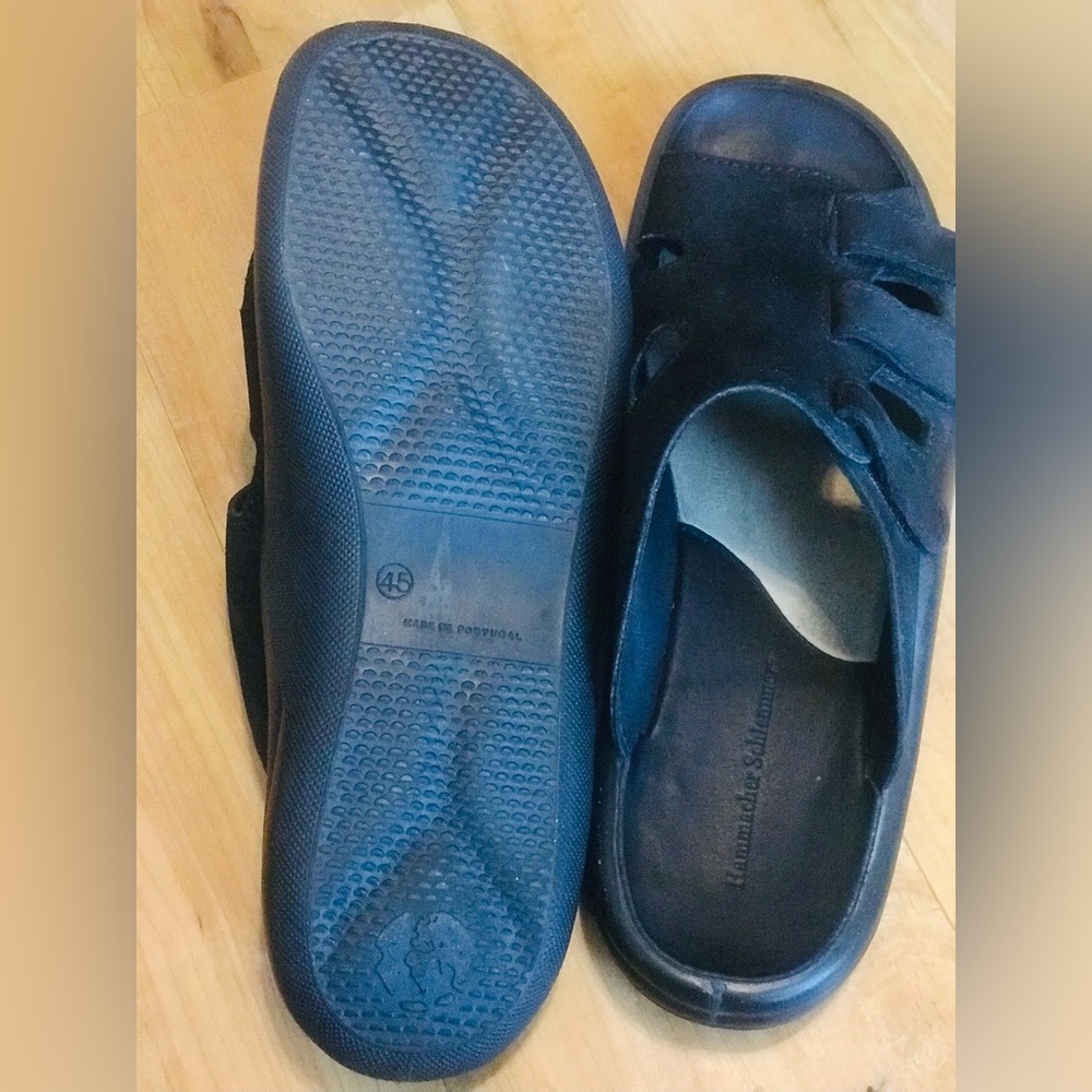HAMMACHER SCHLEMMER Nubuck Leather Slide/Sandal - Picture 6 of 9